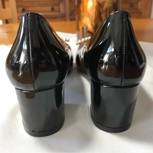New Pearl Bow patent pumps - Picture 6 of 9